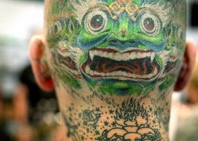 Nghệ thuật xăm đầu độc đáo - 4 Nghệ thuật xăm đầu độc đáo - 4