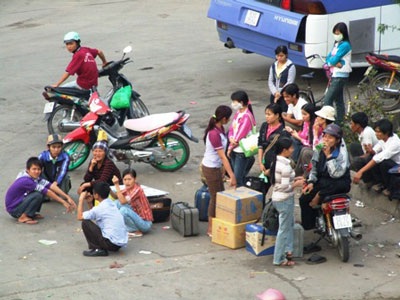 Hành trình về Tết sớm của công nhân - 8 Hành trình về Tết sớm của công nhân - 8