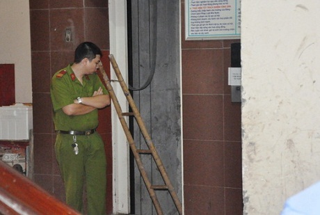 Hiện trường nơi xảy ra vụ việc thương thâm