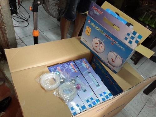 Máy tạo Ozone chưa kiểm nghiệm chất lượng bị thu giữ