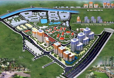 Thêm một dự án nhà ở xã hội gần trung tâm TP Hà Nội - 1 Dự án thuộc khu đô thị tây nam Linh Đàm, cách trung tâm Hà Nội chỉ 10km.