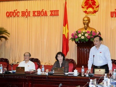 Lấy phiếu tín nhiệm để thăm dò cán bộ trước khi bỏ phiếu - 1 Phiên họp thứ 11 của UB Thường vụ QH.