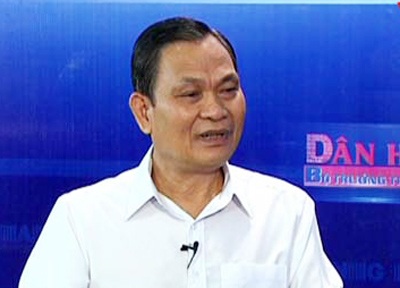 Bộ trưởng Nội vụ Nguyễn Thái Bình trong chương trình tối 30/9.