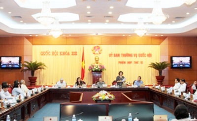 Phiên họp thứ 12 của UB Thường vụ QH.