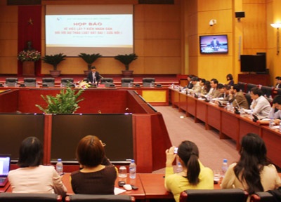 Đến thời điểm này, Bộ TN-MT đã nhận được rất nhiều ý kiến góp ý cho dự thảo luật Đất đai sửa đổi.