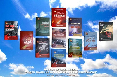 Những trang viết trải nghiệm bằng cả đời binh nghiệp về trận Điện Biên Phủ trên không - 3 Bộ sách gồm 15 tác phẩm của những nhân chứng tham gia chiến dịch 12 ngày đêm giữ bầu trời Hà Nội.