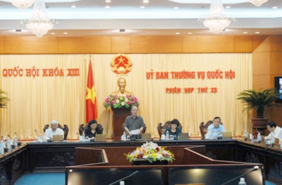 Phiên họp thứ 20 của UB Thường vụ Quốc hội khai mạc ngày 12/8.