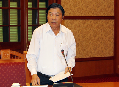 Lập 7 đoàn công tác về phòng, chống tham nhũng - 1 Ông Nguyễn Bá Thanh trong cương vị Trưởng Ban Nội chính TƯ (ảnh: noichinh.vn).