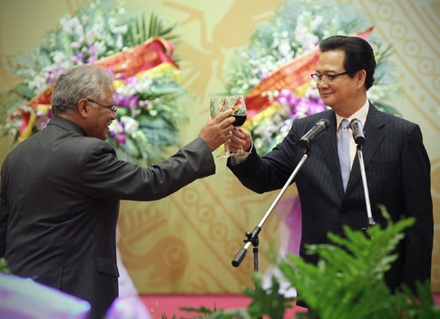 Các Bộ trưởng, Thành viên Chính phủ cùng dự buổi chiêu đãi mừng Quốc khánh 2/9.