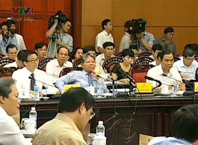 Khó phát hiện lợi ích nhóm, tham nhũng chính sách - 2 Toàn cảnh phiên chất vấn Bộ trưởng Tư pháp tại UB thường vụ Quốc hội.