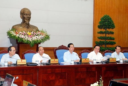Thủ tướng đề nghị Chính phủ có 5 Phó Thủ tướng - 1 Thủ tướng Nguyễn Tấn Dũng và 4 Phó Thủ tướng trong Chính phủ hiện tại.