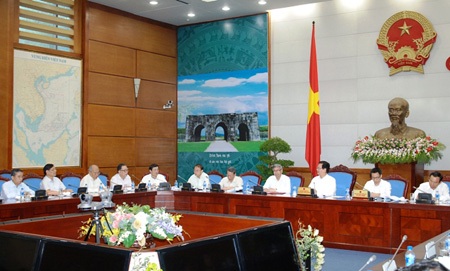 Thủ tướng: Mong được nghe tiếng nói phản biện từ xã hội - 1 Toàn cảnh cuộc làm việc của Thủ tướng với Liên hiệp Hội khoa học kỹ thuật.