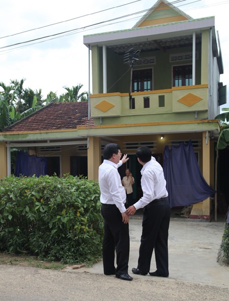 Một trong số 700 căn nhà chống lũ được thí điểm thành công tại Phú Yên vừa qua.