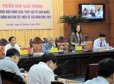 Dự án điện mặt trời tỷ USD: “Có sai sót nhưng không tham ô” - 1 Phiên giải trình do Hội đồng Dân tộc và UB Các vấn đề xã hội của Quốc hội tổ chức.