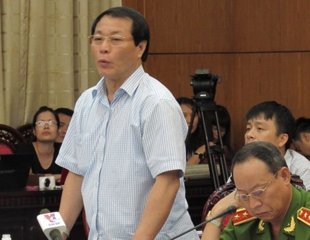 Phó Viện trưởng VKSND tối cao Nguyễn Hải Phong tại phiên giải trình.