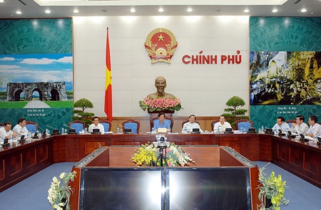 Chính phủ thống nhất bỏ 15% ngành nghề kinh doanh có điều kiện - 1 Phiên họp thường trực Chính phủ sáng 19/8.