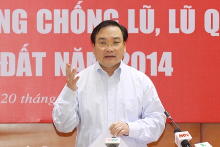 Phó Thủ tướng Hoàng Trung Hải phát biểu tại hội nghị.