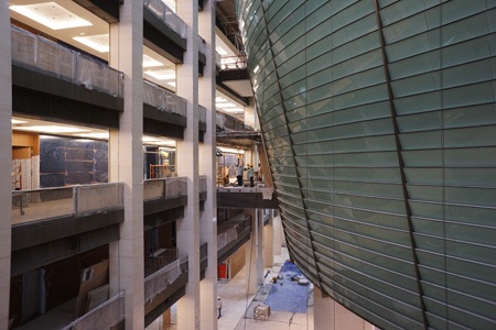 Toàn cảnh phòng họp trung tâm của Nhà Quốc hội