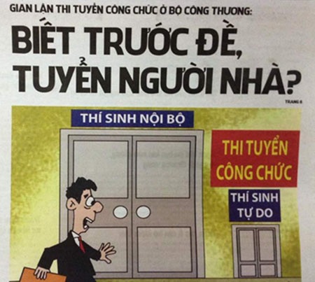 Bộ trưởng Công thương: Đã xử nghiêm khắc vụ thi tuyển công chức - 1 Bộ trưởng Công thương: Đã xử nghiêm khắc vụ thi tuyển công chức