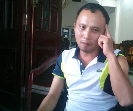 Nạn nhân Hải cho biết vẫn còn đau đầu và được theo dõi tại bệnh viện huyện Nông Cống