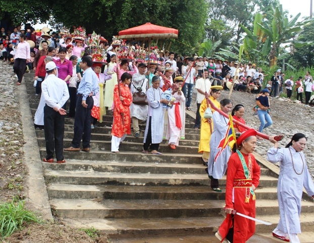 Lễ vật được đoàn mang theo khi đi rước nước