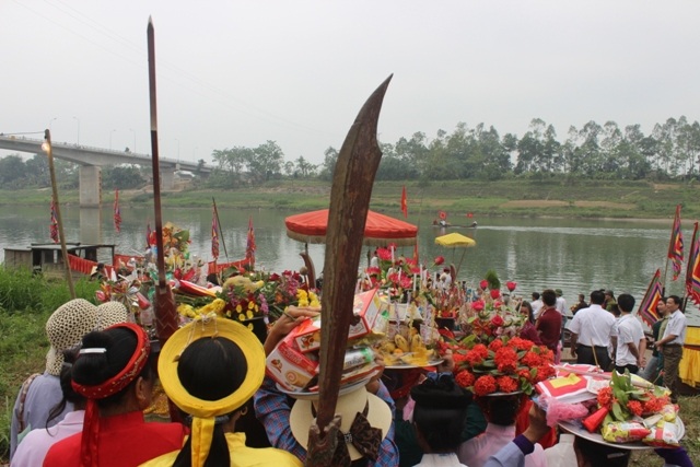 Lễ vật được đoàn mang theo khi đi rước nước