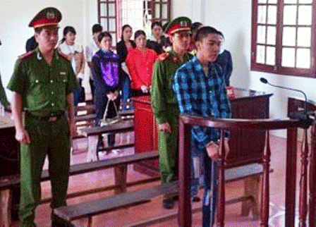 Bị cáo Hải trước vành móng ngựa