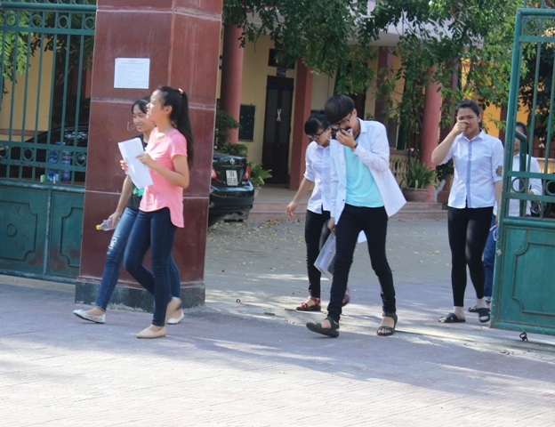 Thí sinh tại Thanh Hóa kết thúc ngày thi thứ 3.