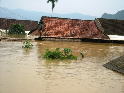 “Rốn lũ” Tân Hóa lại “chơi vơi” giữa mênh mông nước - 14