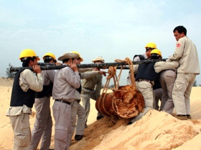 Phát hiện và xử lý an toàn quả bom 360kg  - 1