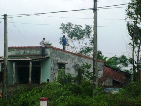 Kiểm tra và giằng chéo lại nhà cửa trước khi bão về