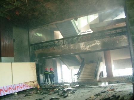 Những khu vực được dập sau đám cháy