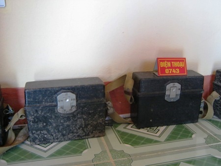 Một số kỷ vật, vũ khí còn được lưu giữ lại thời chiến tranh