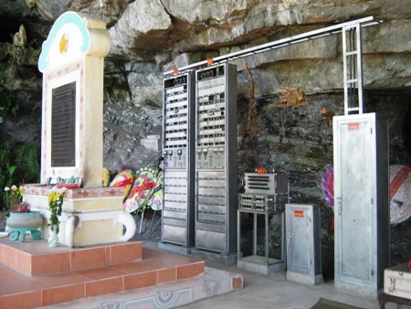 Một số kỷ vật, vũ khí còn được lưu giữ lại thời chiến tranh