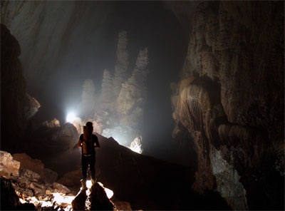 Một góc ở hang Sơn Đoòng (Ảnh đoàn thám hiểm hang động Hoàng gia Anh cung cấp)