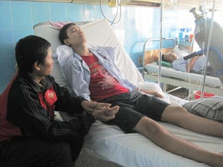 Em Sang đang giành giật sự sống từng ngày