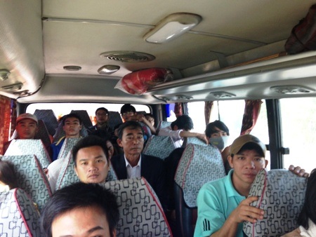 Các phương tiện vận tải khách chủ yếu vi phạm các lỗi như tốc độ, chở quá hành khách...