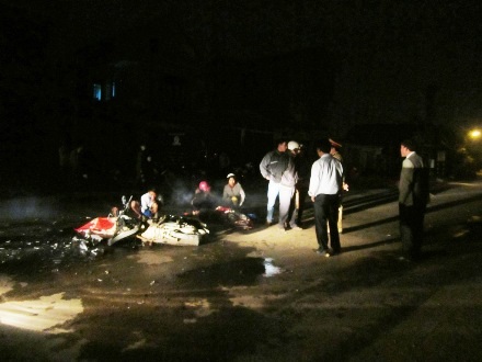 Hiện trường vụ tai nạn