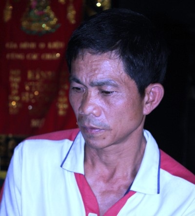 Ông Lê Chiêu Hạnh nạn nhân bị Trưởng Công an xã đánh ngay tại trụ sở công an 