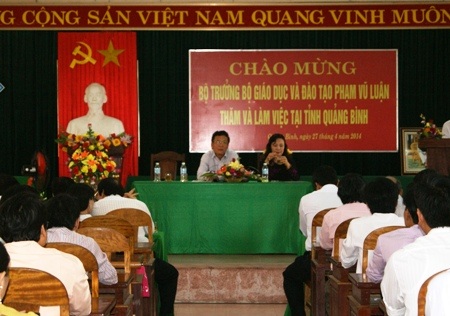 Toàn cảnh buổi làm việc