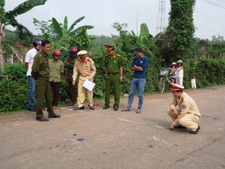 Hiện trường vụ tai nạn