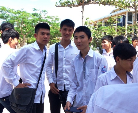 Kết thúc 2 ngày thi, Quảng Bình không có thí sinh nào vi phạm quy chế thi. (Ảnh: Đặng Tài)