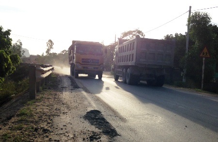 Xử phạt hành chính 525 trường hợp xe vi phạm tải trọng