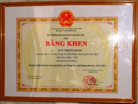 Số ít bảng thành tích đáng nể phục mà Hà Giang còn lưu lại.