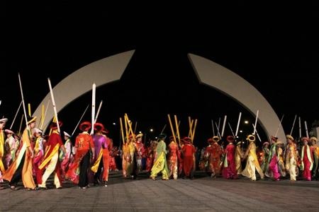 Tiết mục văn nghệ đặc sắc tại lễ hội