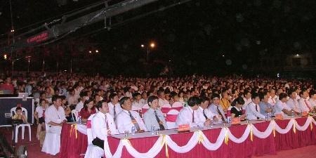 Quang cảnh buổi lễ kỷ niệm