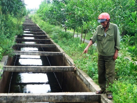 Kênh thủy lợi Rào Đá - nơi xảy ra vụ tai nạn thương tâm