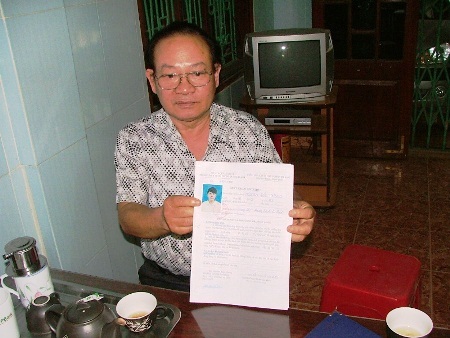 Ông Mai Quý Khiêm phơi bày sự thật tại Trung tâm Y tế dự phòng huyện Quảng Trạch