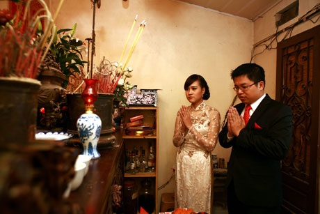 Nữ diễn viên “Blog nàng dâu” quá hồi hộp trong ngày ăn hỏi - 2