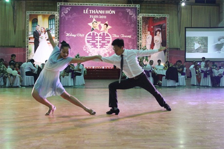 Đám cưới độc đáo của cặp đôi dance sport Hồng Việt - Thu Trang - 14 Đám cưới độc đáo của cặp đôi dance sport Hồng Việt - Thu Trang - 14